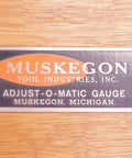 Adjust-O-Matic Micro Flote Gauge.0001 Inch Graduation With.025 Inch Range, US Made Pro Grade Precision Measuring Tool For Machinists, Metalworkers, And DIY Enthusiasts, Easy Readout, Rugged Build, Perfect For Tight Tolerances. vintage MuskeGon Adjust-O-Matic gauge plate