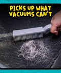 Pro Rubber Pet Hair Removal Brush For Cars Trucks SUVs RVs And Home multi-surface tool lifting pet hair from upholstery