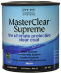 MasterClear Supreme Protective Matte Clear Coat For Surfaces Dope Matte Finish Non Yellowing 1 Quart container image