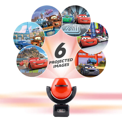 Cars Night Light Projector For Kids With Dusk To Dawn Sensor Plug In Night Light That Projects Six Cars Images Featuring Lightning McQueen