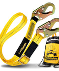 Copperhead Work Positioning Lanyard 2 Pack Single Leg No Shock Absorber 100 Percent Polyester Webbing With Heavy Duty Stitching