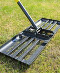 Heavy Duty Lawn Leveling Rake With 30 Inch Blade And Adjustable Handle for easy yard dirt grading, soil smoothing, and hole filling.