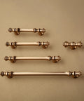 Six Pack 5 Inch Champagne Bronze Cabinet Handles 128mm Brushed Brass Kitchen Cabinet Pulls For Cupboards And Drawers