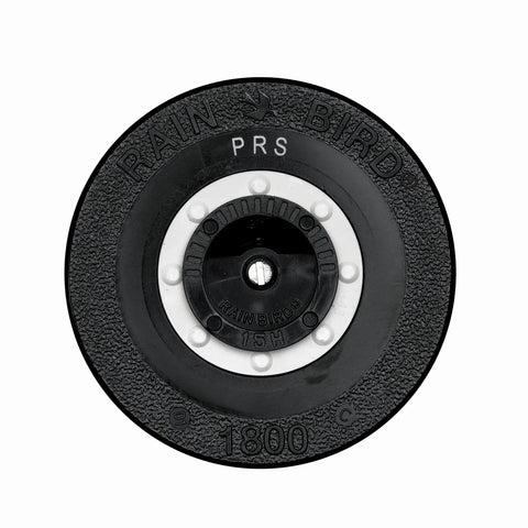 Top view of High Efficiency PRS Pop Up Sprinkler 1802HV15PR With 0 To 360 Degree Adjustable Coverage 8 To 15 Foot Spray 2 Inch Pop Up Height