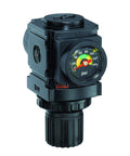 Pro Grade 1 Quarter Inch NPT Air Regulator With Flush Mount Gauge And Relieving Knob, 0 To 140 PSI Output, 250 PSI Max Inlet