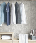 Wardrobe with Black Ink Abstract Peel And Stick Wallpaper From Scott Living Self-Adhesive Removable Wallpaper Safe For Walls visible