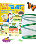Raise And Release Butterfly Garden Kit For Kids And Classrooms with Caterpillar Habitat Voucher, habitat, and learning tools