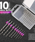 Must Have All In One Hand Drill Kit For Jewelry And Keychain Making With Pin Vise 222 Piece Set Includes Drill Bits 0.8 To 3 Millimeter