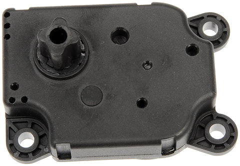 Position Specific Direct Replacement HVAC Blend Door Actuator for a Straight Shot Cabin Climate Fix, top view showing mounting holes.