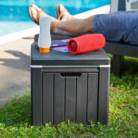 9 Gallon Outdoor Beverage Cooler With Insulated Ice Chest That Holds 40 Cans For Backyard Parties Poolside Or Tailgates Durable Black Design With Easy Lid