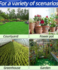 WISSXNA 300pcs barbed drip irrigation fittings kit for 1/4 in tubing; collage courtyard lawn, pots, greenhouse, garden.