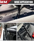 Beefed Up 18 Piece Impact Socket Adapter Set With Extension Bars And Universal Joints in automotive use under car hood