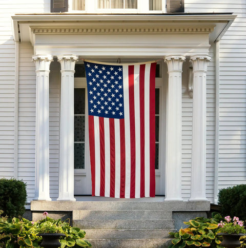 Premium 5x8 American Flag Built Tough For All Weather Outdoors Heavy Duty PolyMax Polyester with Sewn Stripes and Embroidered Stars.