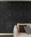 Black Glitter Wallpaper Roll 17.7 Inch by 354 Inch Self Adhesive Removable Sparkle Sequin Wall Cover for DIY Crafts Decorative Vinyl Wrap on wall
