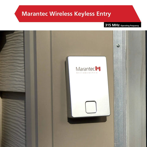 Wireless Keyless Garage Entry System With PIN Access For Up To Four Doors No Key Needed One Button Close Quick Setup