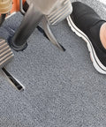 Heavy Duty Non Skid Forklift Floor Mat And Tractor Cab Protector With Tough As Nails Rubber Deck Pad Rock Solid Grip Trims Easy To Fit Any Machine Footwell For Smooth Daily Shop Grinds, detailed view of footwell with mat and pedals.