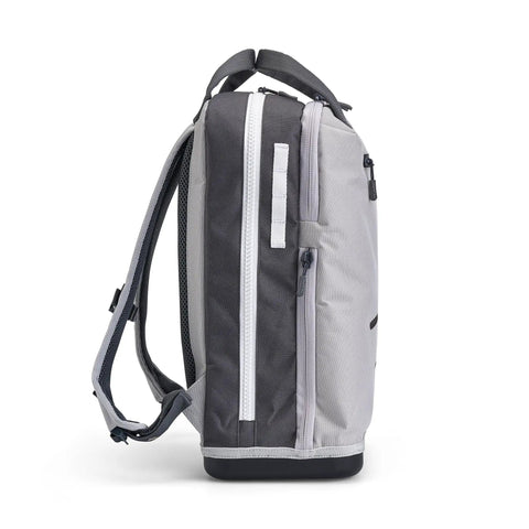 Side view of Weekend Warrior Tackle Backpack 3700 Series For Fishing, showcasing durable construction and ample storage