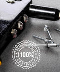 Beefy 100 Pack Large Flange Aluminum Pop Rivets 3/16 Inch By 3/4 Inch Long Dome Head Blind Rivets for sheet metal work