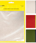 12 Pack Iron On Linen Patches Repair Kit For Clothes With Strong Adhesive Natural Look No Fuss Quick Repairs 5x7 Inches 12 Colors