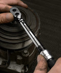 Gear Up Bike Torque Wrench Set 1/4 Inch Drive With Hex And Torx Bits 2-20 Nm Click Wrench in use on machinery
