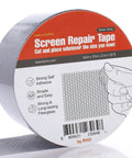 Self Adhering Window And Screen Repair Tape 2x33ft Fiberglass Patch DIY Friendly Easy Cut And Apply All Weather Indoor Safe Gray