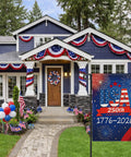 250 Anniversary USA Garden Flag Double Sided Waterproof 12x18 Inch Patriotic Yard Sign Commemorating 1776 2026 With HD Printing in front yard