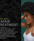 Deep Bond Repair Treatment kit for damaged hair with frizz control, split end repair, and stronger hair for all types and textures.