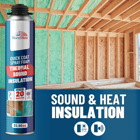 Spray Foam Insulation Kit With 18 Cans For Easy DIY Insulation Self Expanding Polyurethane Foam For Closed Cell Heat And Acoustic