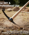 Beefy Wooden Pickaxe And Mattock Handle 35 Inch 900mm Kiln Dried Beech Heavy Duty Yet Lightweight Fits Most Standard Heads in action