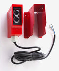 Gate Opener Safety Reversing Reflective Sensor Set With Photo Beam Infrared Sensor Photo Eye And Sensitive Red German Reflector