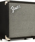 Rumble 15 V3 15 Watt Bass Combo Amp With 8 Inch Speaker 3 Band EQ Aux Input And Headphone Output Black And Silver Durable Build