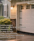 Garage entrance with visible 10 foot self absorbing flood barrier for doors and entrances no fuss setup ready to block floods