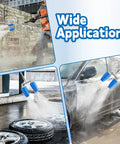 Dual Turbo Nozzle Power Washer With 360 Degree Rotating Jets Delivers 4000 PSI And Four To Six GPM in use on various surfaces