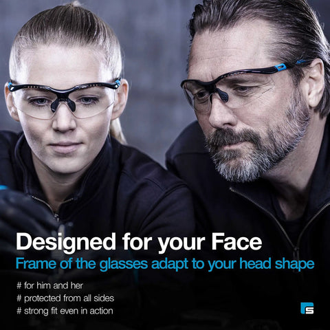 Clear Lens Safety Glasses With Side Shields Anti Fog Anti Scratch Anti Glare Protective Eyewear For Men And Women Perfect For Gun Range Shooting Nurses PPE And Everyday Use