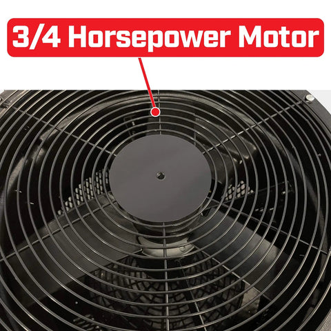 Hella Powerful 3/4HP Air Blower Unit For Wacky Waving Inflatable Tube Guy Advertising Sky Dancer Pump Motor Black Housing Straight Up Outdoor Event Display Replacement Fan