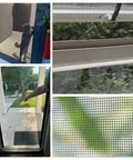 DIY Friendly All-Weather Aluminum Window Screen Mesh Roll 48 Inch By 100 Foot Black Insect Screen For Windows Doors Porch And Patio, 18x16 Mesh
