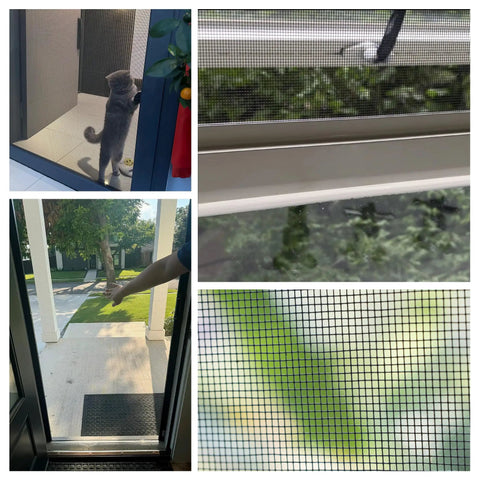 DIY Friendly All-Weather Aluminum Window Screen Mesh Roll 48 Inch By 100 Foot Black Insect Screen For Windows Doors Porch And Patio, 18x16 Mesh
