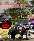 Children riding Power Wheels with 18V Battery Adapter Kit for Milwaukee M18 to Power Ride On Toys, RC Cars, and Robotics Converter in use