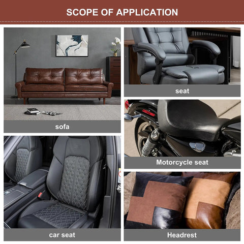Self Adhesive Leather Repair Patch Kit For Furniture And Car Seats No Ironing Needed Quick Fix For Couch Sofa Office Chair