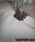 Sewing machine stitching 14 By 14 Ft Gray Waterproof Shade Sail Square For Backyard Chill Keeps You Cool And Shaded Blocks 95 Percent UV Rays And Rain Runoff Heavy Duty 220GSM PU Coated Fabric