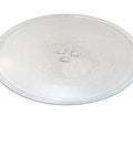 Glass Microwave Turntable Tray Replacement, Twelve And Three Quarters Inch Diameter, Fits GE Ovens And WB49X10129 Series top view