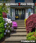 Top Tier Brown Tinted Concrete Sealer With High Gloss Glow Up Solvent Based Cure And Seal In A 5 Gallon Size used on garden steps and patios.