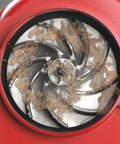 Close-up of metal impeller in Three In One Leaf Blower Vacuum With Metal Impeller And Infinite Variable Speed Up To Two Hundred Thirty Five MPH