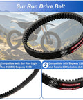 Beefy Torque Primary Belt For Sur Ron Light Bee Segway X260 X160 And Talaria XXX 16mm Wide Upgrade With Ethylene Elastomer Core And Aramid Fiber For Low Stretch And Heat Resistance. 16mm drive belt