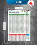 Slick Magnetic Tap Drill Size Reference Chart With Full Sae And Iso Metric Bit Dimensions And Decimal Equivalents For No Nonsense Cnc Operators And Backyard Garage Crews, 6x9 inch.