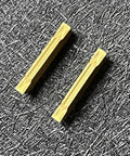 10-Piece Pro Grade MGMN200-G Carbide Inserts For Internal Turning, shown up close on textured background