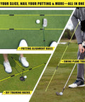 4 Pack Golf Alignment Sticks 40 Inch Collapsible Swing Path Trainers used for putting alignment and swing path practice on grass