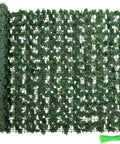 Faux Ivy Privacy Fence Screen 138 By 39 Inches With Realistic Artificial Ivy Leaves And Green Leaf Hedge Panels, rolled view