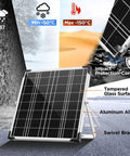 12V Solar Battery Charger Kit With 20W Waterproof Panel And Smart MPPT Controller in extreme weather conditions