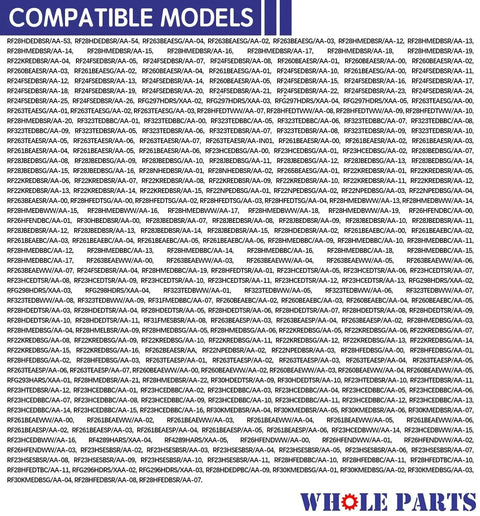 List of compatible Samsung refrigerator models for Upgrade Right Side Refrigerator Freezer Handle Support Replacement Part DA61-08247A.